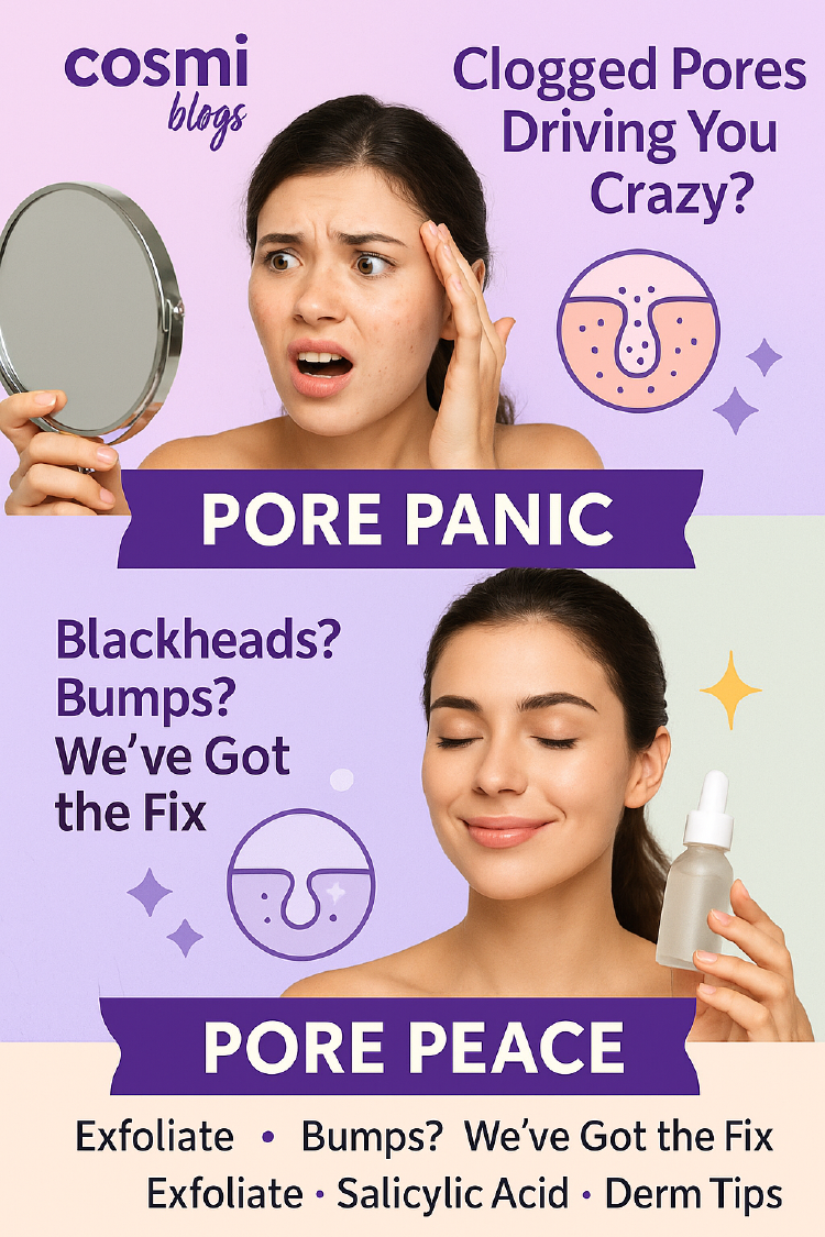 Clogged Pores Driving You Crazy? Here's How To Finally Clear Them!